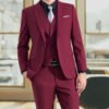 luxury slim fit men's suit