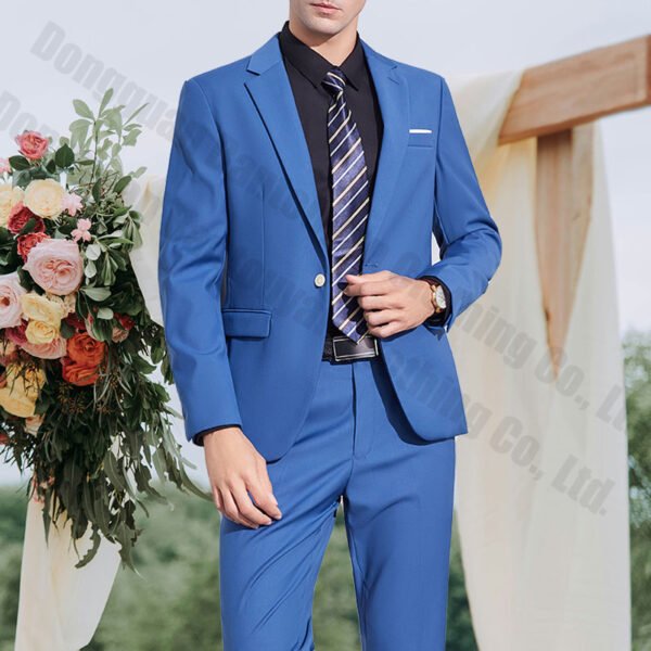 luxury slim fit men's suit